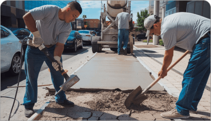 Sidewalk repair & replacement